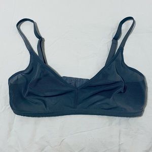 Negative Underwear 🖤 Mesh Unlined Sieve Bra "slate" color Size 2